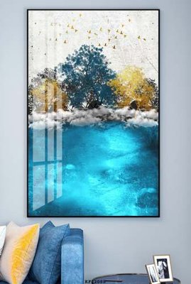 File gốc File tranh hiện đại pha lê gương KF82088 (PNG) nền trong suốt