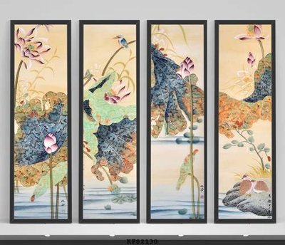 File gốc File tranh hiện đại pha lê gương KF82130 (PNG) trong suốt (transparent)