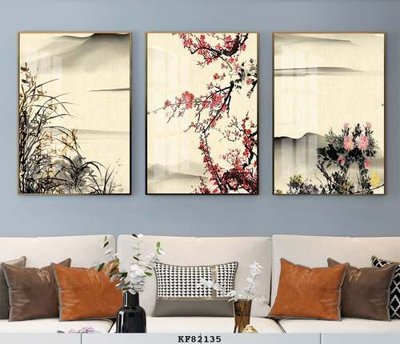 File in mica File tranh hiện đại pha lê gương KF82135 (ảnh gốc) đẹp