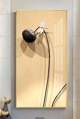 File gốc File tranh hiện đại pha lê gương KF82149 (chuẩn màu) cho in offset