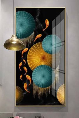 File gốc File tranh hiện đại pha lê gương KF82193 (phong cách) tối giản