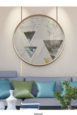 File in lụa File tranh hiện đại pha lê gương KF82228 (chất lượng cao) File tranh hiện đại pha lê gương KF82228