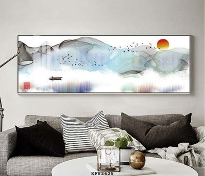 File gốc in ấn File tranh hiện đại pha lê gương KF82425 độ phân giải cao