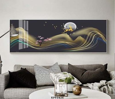 File gốc File tranh hiện đại pha lê gương KF82426 (cho in ấn) độc quyền