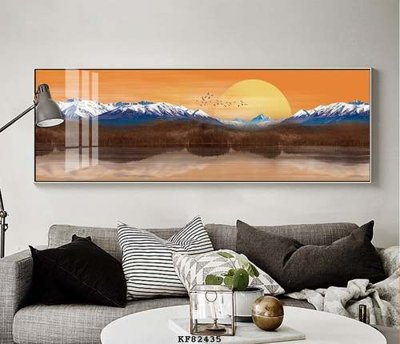 File tranh File tranh hiện đại pha lê gương KF82435 (gốc) in vải canvas