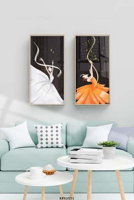 File tranh File tranh hiện đại pha lê gương KF82571 (gốc) phong cách tối giản