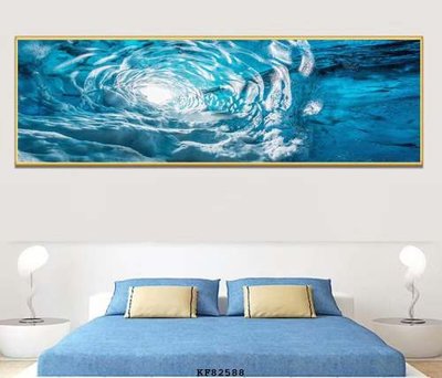 File gốc File tranh hiện đại pha lê gương KF82588 (in lụa) trang trí tường