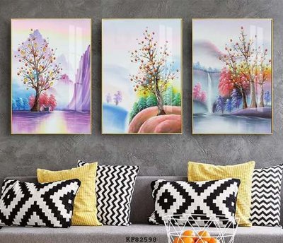 File in mica File tranh hiện đại pha lê gương KF82598 (bản gốc) sắc sảo