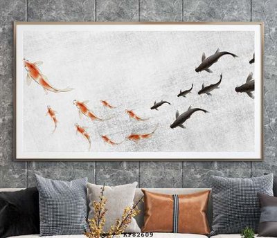 File ảnh File tranh hiện đại pha lê gương KF82609 (gốc) in poster