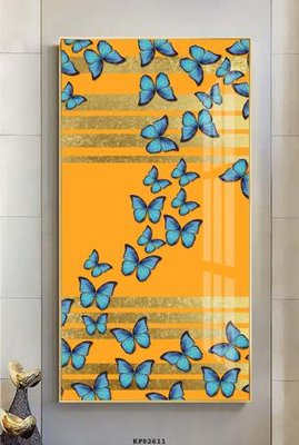 Ảnh gốc File tranh hiện đại pha lê gương KF82611 (siêu chi tiết) để in ấn