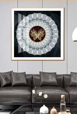 Ảnh gốc File tranh hiện đại pha lê gương KF82614 (độ nét cao) in tráng gương