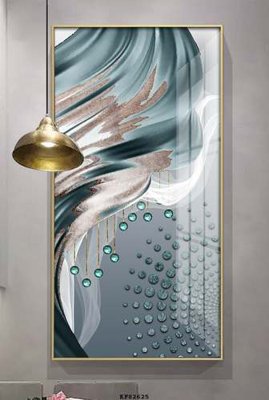 Ảnh gốc File tranh hiện đại pha lê gương KF82625 (độ nét cao) in tráng gương