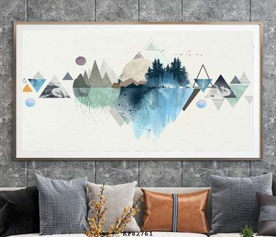 Download file gốc File tranh hiện đại pha lê gương KF82761 (in lụa) cao cấp