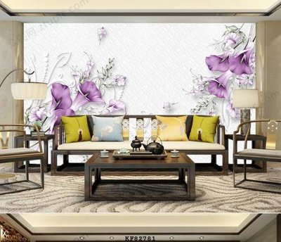 File gốc File tranh hiện đại pha lê gương KF82781 (in lụa) tranh mã đáo