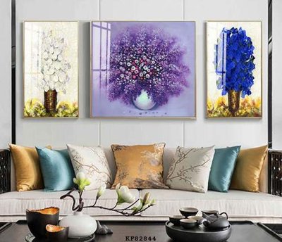 File in trần File tranh hiện đại pha lê gương KF82844 (bản gốc) trời sao