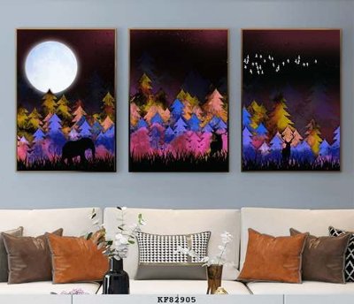 Tệp tin gốc File tranh hiện đại pha lê gương KF82905 (dùng cho in) File tranh hiện đại pha lê gương KF82905