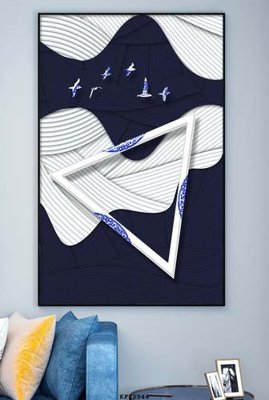 File gốc File tranh hiện đại pha lê gương KF82944 (cho in UV) siêu nét