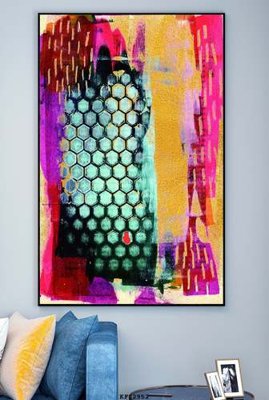 Ảnh mô tả file gốc in mica File tranh hiện đại pha lê gương KF82952