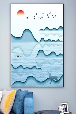 File ảnh File tranh hiện đại pha lê gương KF83034 (gốc) cho trang trí nội thất