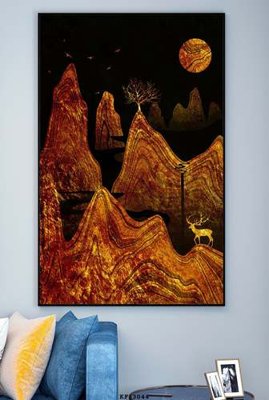 File tranh ảnh gốc File tranh hiện đại pha lê gương KF83044 dùng cho in khổ lớn