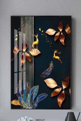 Download file File tranh hiện đại pha lê gương KF83127 (chuẩn in) File tranh hiện đại pha lê gương KF83127