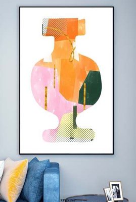 File in lụa File tranh hiện đại pha lê gương KF83150 (phong cảnh) File tranh hiện đại pha lê gương KF83150