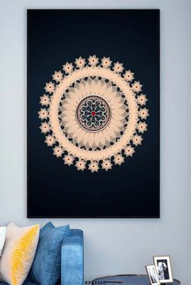 File gốc in ấn File tranh hiện đại pha lê gương KF83166 chất lượng vượt trội