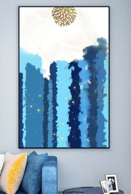 Tải xuống file tranh gốc File tranh hiện đại pha lê gương KF83168 (PSD/TIFF)