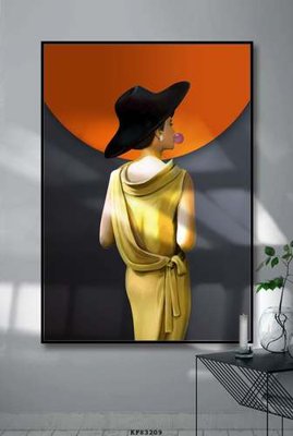 Download file tranh PSD File tranh hiện đại pha lê gương KF83209 để chỉnh sửa