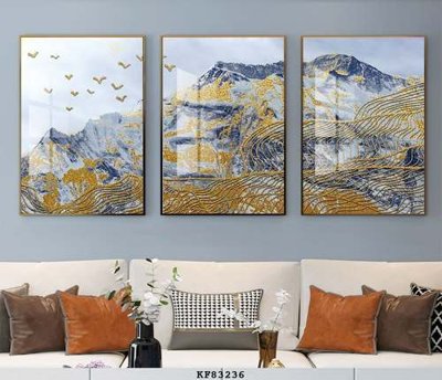 File PSD File tranh hiện đại pha lê gương KF83236 (bản gốc) cho nhà in