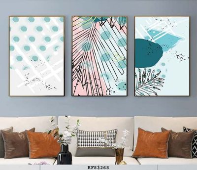 File in trần File tranh hiện đại pha lê gương KF83268 (bản gốc) bầu trời