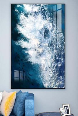 File gốc File tranh hiện đại pha lê gương KF83304 (in lụa) tranh thuận buồm