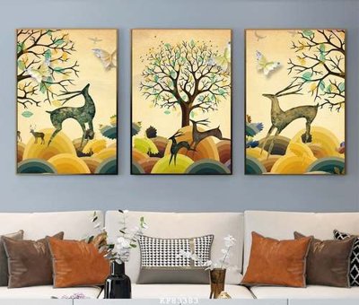 Tệp tin gốc File tranh hiện đại pha lê gương KF83383 (dùng cho in ấn) chuyên nghiệp