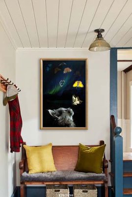 File tranh PSD File tranh hiện đại pha lê gương KF83430 chất lượng cao