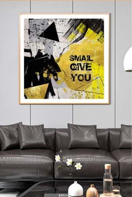 File in trần File tranh hiện đại pha lê gương KF83473 (bản gốc) đại dương