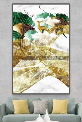 File tranh File tranh hiện đại pha lê gương KF83513 (gốc) in film