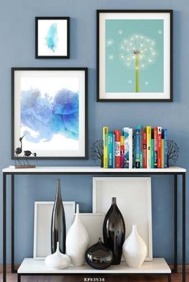 File gốc File tranh hiện đại pha lê gương KF83538 (in lụa) tranh phong thủy