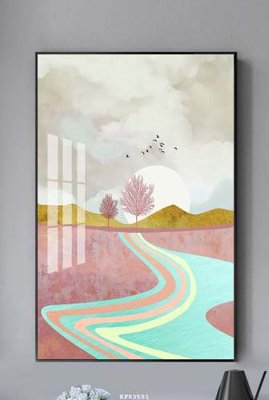 Tải về file gốc File tranh hiện đại pha lê gương KF83591 (chuẩn in ấn)