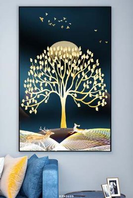 Tải file tranh File tranh hiện đại pha lê gương KF83609 (gốc) tại Filetranh.com