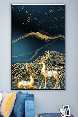 File ảnh File tranh hiện đại pha lê gương KF83614 (gốc) in standee