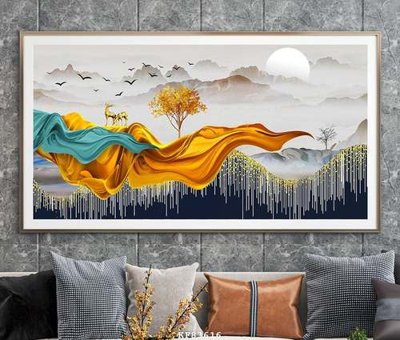 Tải file gốc File tranh hiện đại pha lê gương KF83616 (bản PSD) chỉnh sửa được