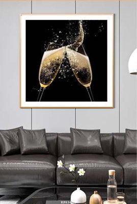 File tranh gốc File tranh hiện đại pha lê gương KF83654 (bản quyền) file PSD