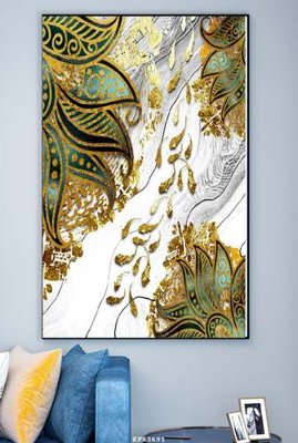 File tranh File tranh hiện đại pha lê gương KF83691 (ảnh gốc) in trần nhà