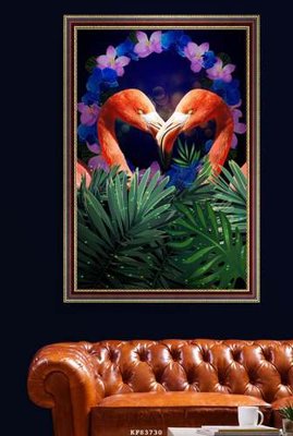 File gốc File tranh hiện đại pha lê gương KF83730 (ảnh chi tiết) để in lụa