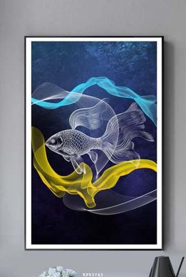 File PSD File tranh hiện đại pha lê gương KF83743 (bản gốc) dễ dàng edit