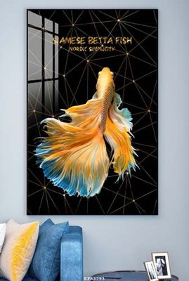 File gốc File tranh hiện đại pha lê gương KF83793 (AI/EPS) cho in ấn