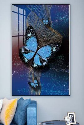 Cung cấp file tranh gốc File tranh hiện đại pha lê gương KF83833 độc quyền