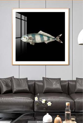 Ảnh gốc File tranh hiện đại pha lê gương KF83839 (độ nét cao) in tráng gương