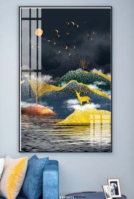 File gốc File tranh hiện đại pha lê gương KF83871 (dành cho quảng cáo)