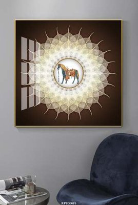 File in ấn cao cấp File tranh hiện đại pha lê gương KF83905 (file gốc)